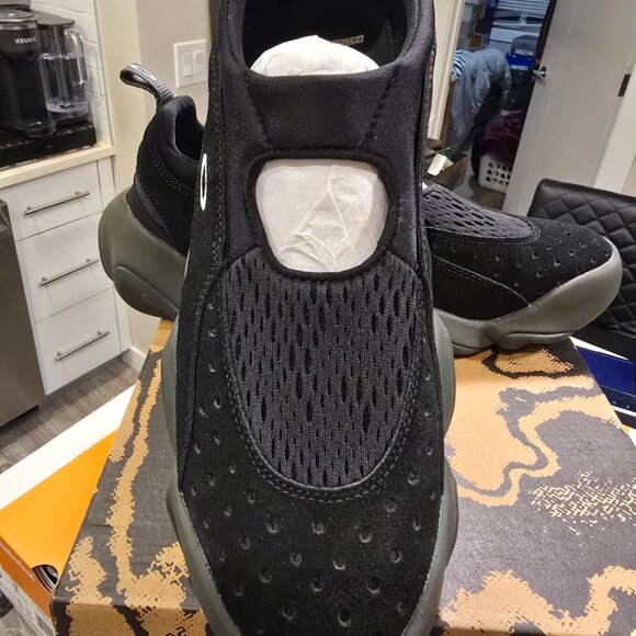 Oakley Factory Team Suede Flesh x BRAIN DEAD Sandal Black 2025 Men's size 10 NEW - Picture 2 of 9